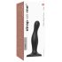 Strap-on-me Curvy S - lainetav iminapaga dildo (must)