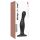 Strap-on-me Curvy M - lainelise kujuga iminapaga dildo (must)