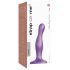 Strap-on-me Curvy S - lainetav iminapaga dildo (lilla)