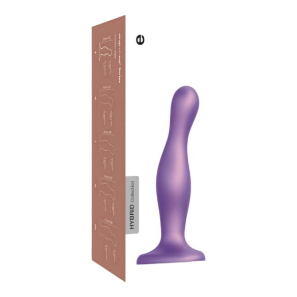 Strap-on-me Kaarjas M - laineline iminapaga dildo (lilla)