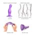 Strap-on-me Curvy L - laineline iminapaga dildo (lilla)