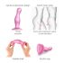 Strap-on-me Curvy S - laineline iminapaga dildo (roosa)
