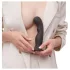 Strap-on-me - kõver dildoga rihm - iminapaga - must