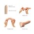 Strap-on-me S - kahetasandiline iminapaga dildo (naturaalne)