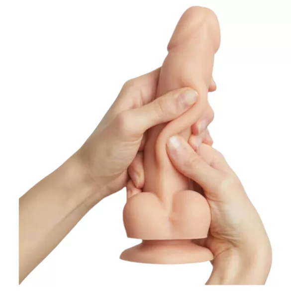 Strap-on-me M - realistlik kahekihiline dildoga iminapaga - naturaalne