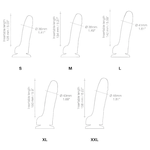 Strap-on-me M - realistlik kahekihiline dildoga iminapaga - naturaalne