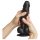 Strap-on-me M - kahekihiline iminapaga dildo (must)