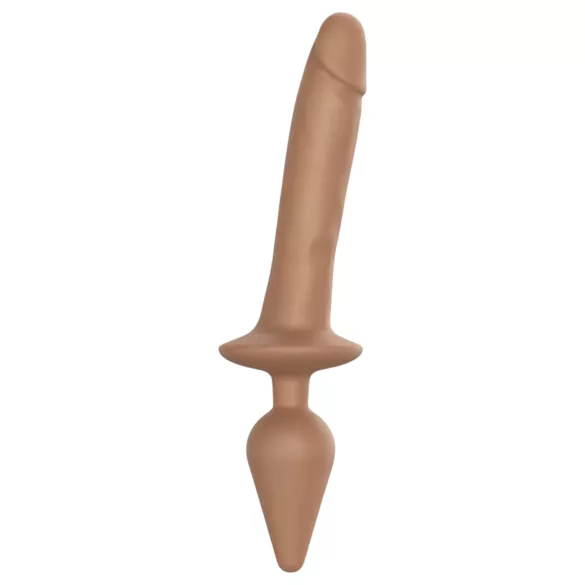Strap-on-me Switch Realistic L - 2in1 silikoondildo (naturaalne)