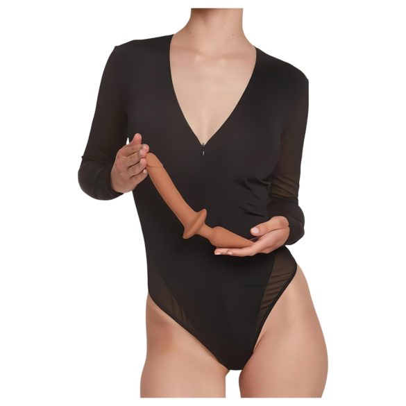 Strap-on-me Realistlik L - 2in1 silikoon dildol (naturaalne)