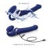 Strap-on-me S - kinnitatav, õhulaine vibraator - (sinine)