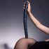 Strap-on-me - topelt dildop (metalliksinine)