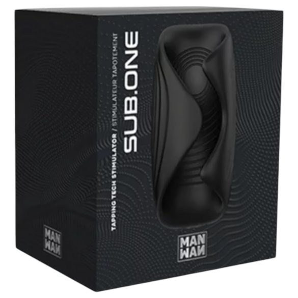 ManWan Sub.One - laetav masturbaator (must)