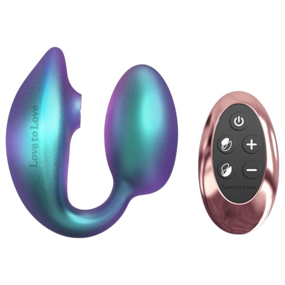 Wonderlover - kliitori- ja G-punkti stimulaator (metallroheline)
