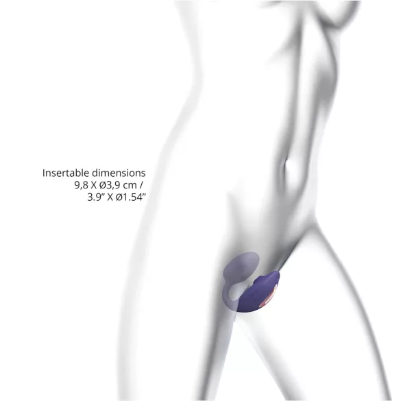 Love to Love Wonderlover - kliitori ja G-punkti vibraator (tume lilla)