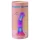 Love to Love Sugar Bomb - valgustusega LED-silikoondildo (roosa-kollane) - 16,9 cm