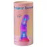 Love to Love Sugar Bomb - valgustusega LED-silikoondildo (roosa-kollane) - 16,9 cm