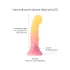 Love to Love Sugar Bomb - valgustusega LED-silikoondildo (roosa-kollane) - 16,9 cm