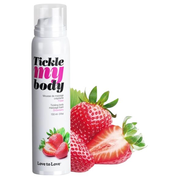 Tickle my body - massaaživaht - maasikas (150ml)