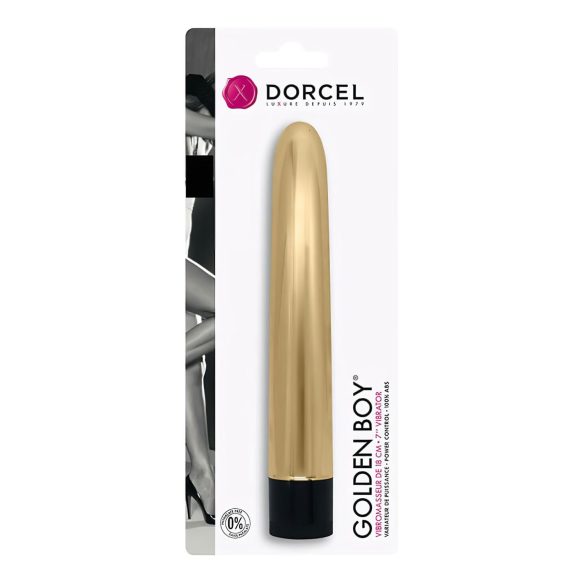 Dorcel Golden Boy - vibraator - klassikaline riba - kuldne