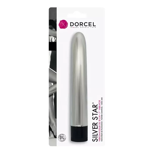 Dorcel Silver Star - klassikaline pulkvibraator (hõbedane)