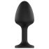 Dorcel Geisha Teemant Plug XL - valge kiviga anaalmänguasi (must)