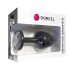 Dorcel Geisha Teemant Plug XL - valge kiviga anaalmänguasi (must)
