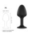 Dorcel Geisha Teemant Plug XL - valge kiviga anaalmänguasi (must)
