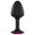 Dorcel Geisha Ruby XL - roosakiviga anaalmänguasi (must)