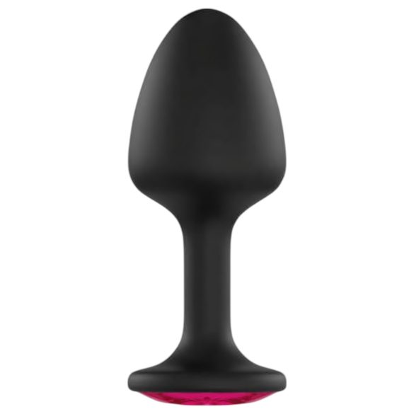 Dorcel Geisha Ruby XL - roosakiviga anaalmänguasi (must)