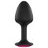 Dorcel Geisha Ruby XL - roosakiviga anaalmänguasi (must)