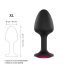 Dorcel Geisha Ruby XL - roosakiviga anaalmänguasi (must)