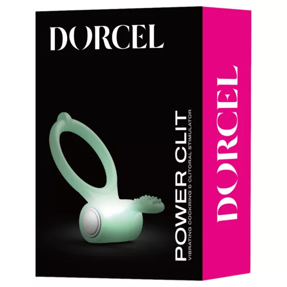 Dorcel - helendav vibreeriv peenisekas rõngas - valge