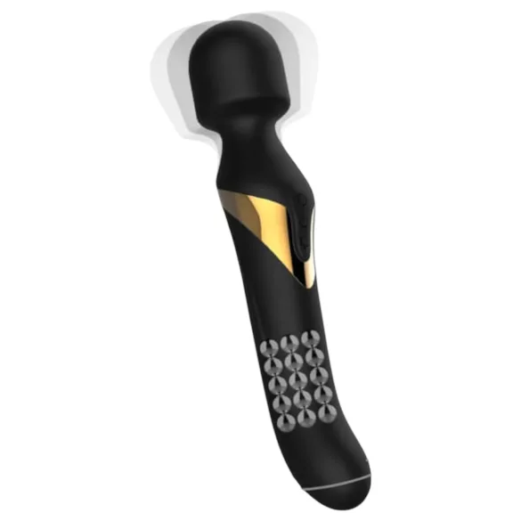 Dorcel - 2in1 massaaživibraator - duaalne stimulatsioon - must