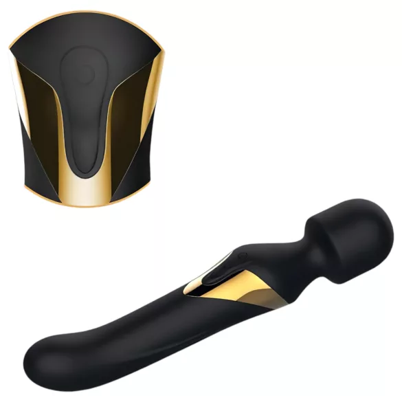 Dorcel - 2in1 massaaživibraator - duaalne stimulatsioon - must