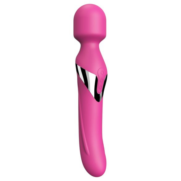 Dorcel Dual Orgasms - akuga, 2in1 massaaživibraator (roosa)