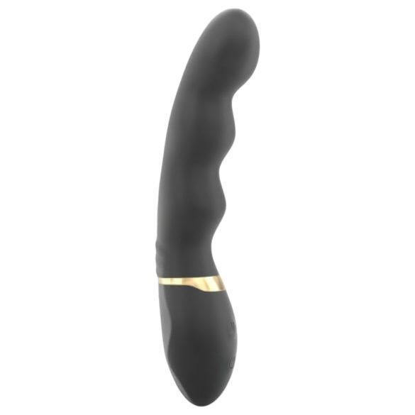 Dorcel Too Much 2.0 - akuga, 3 mootoriga vibraator (must-kuldne)