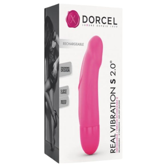 Dorcel Real Vibration S 2.0 - akuga vibraator (roosa)