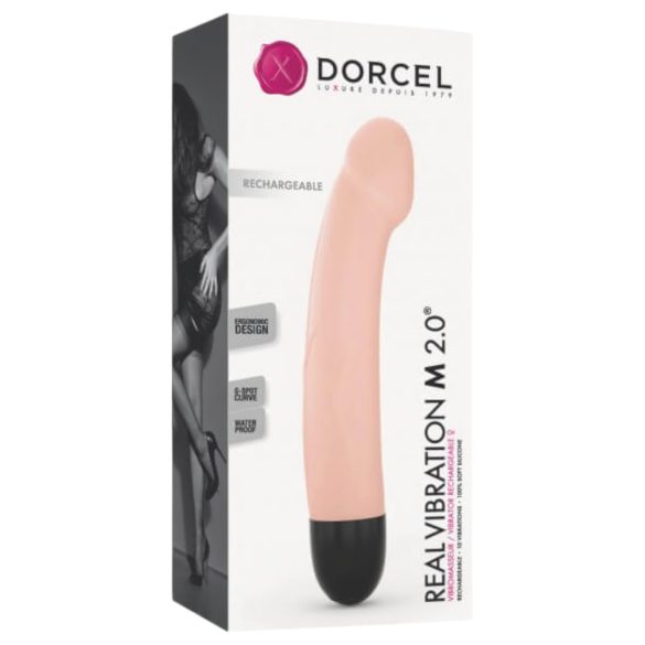 Dorcel Real Vibe M 2.0 - laaditav vibraator (naturaalne)