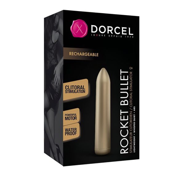 Dorcel Rocket Bullet - vibraator - aku - kuldne