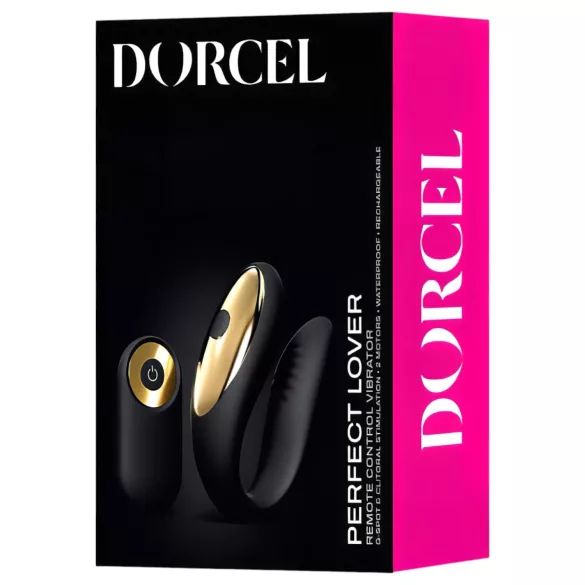 Dorcel Perfect Lover - paarivibraator - juhtmevaba, laetav - must