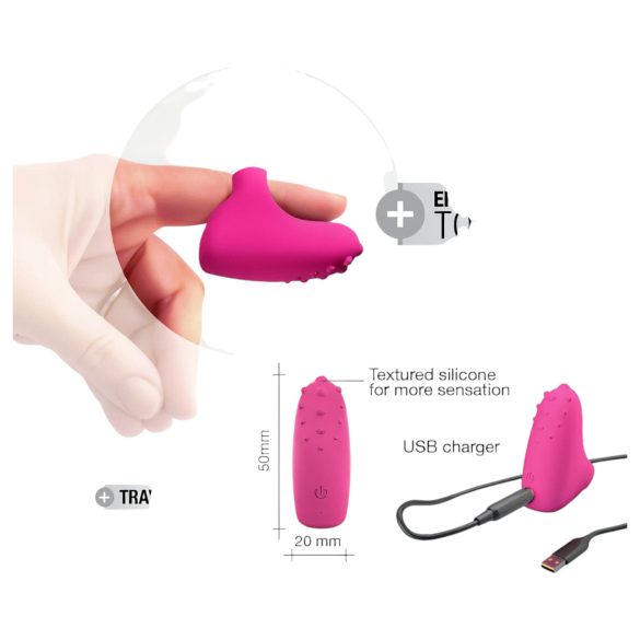 Dorcel Magic Finger - laetav sõrmevibraator (roosa)