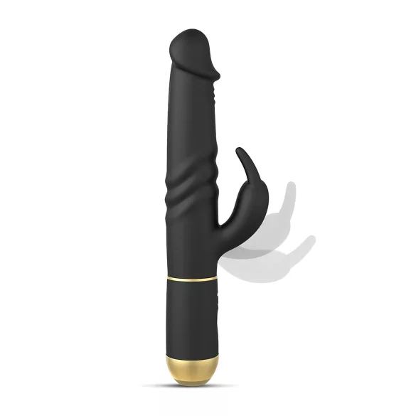 Dorcel Furious Rabbit 2.0 - küülikvibraator - tõukefunktsioon - must