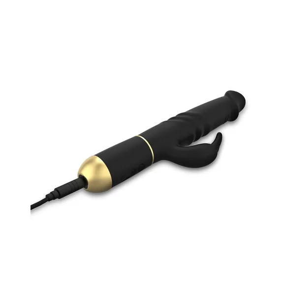 Dorcel Furious Rabbit 2.0 - küülikvibraator - tõukefunktsioon - must