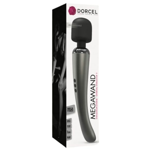Dorcel Megawand - hõbedane aku massaaživibraator