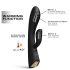Dorcel Flexi Rabbit - soojendusega kliitorivibraator (must)