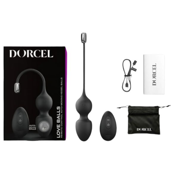 Dorcel Love Balls - magnetiline geishakuulide duo (must)