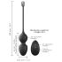 Dorcel Love Balls - magnetiline geishakuulide duo (must)
