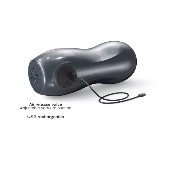 Dorcel Blowjoy Vibe - imev ja vibreeriv akulaetav masturbaator (hall)