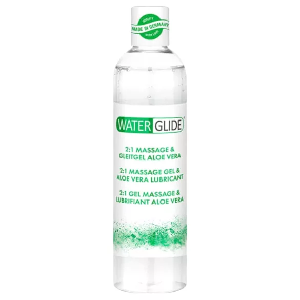 Waterglide - 2in1 libesti ja massaažigeel - aloe vera - 300ml