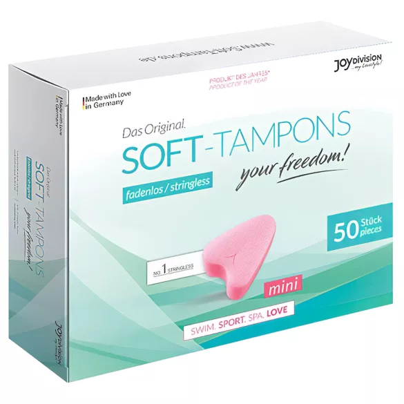 Joydivision Soft-Tampons mini - niidita tampoonid (50 tk)